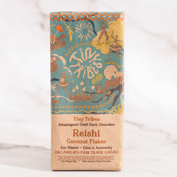 Adaptogenic Dark Chocolate w/ Reishi & Coconut - Tiny Tribes